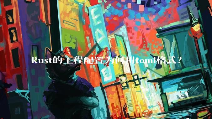 Rust的工程配置为何用toml格式？