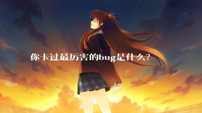 你卡过最厉害的bug是什么？