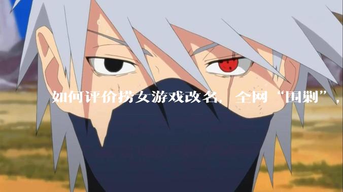 如何评价捞女游戏改名，全网“围剿”，以及导演b站账号被封这件事?
